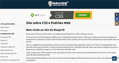 Desktop Screenshot of maujor.com.br