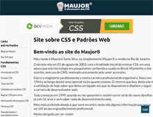 Tablet Screenshot of maujor.com.br